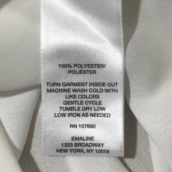 Emaline Small Blouse Sleeveless Sheer Career Work Office Church Business Top - Picture 6 of 6